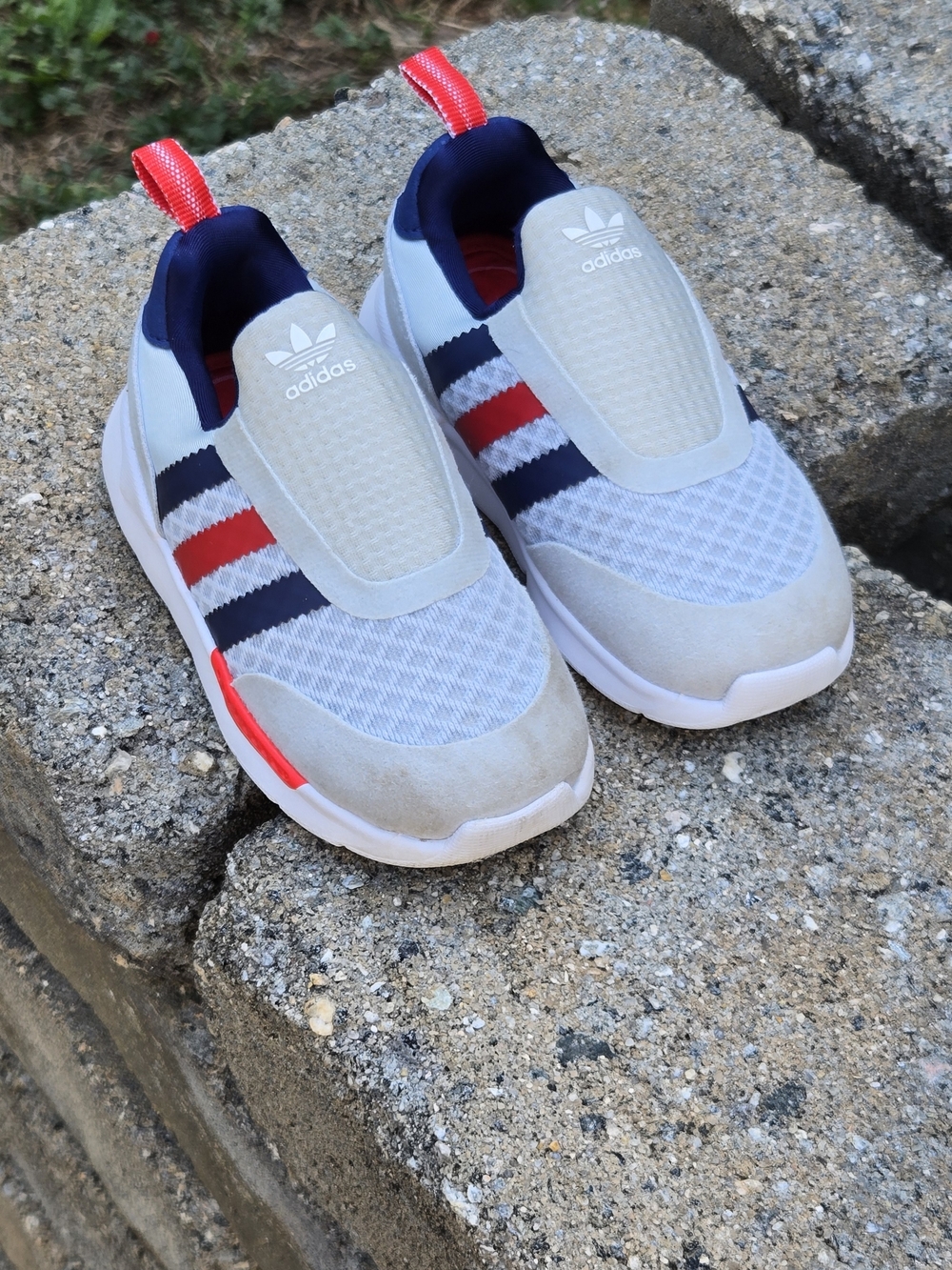 Adidas ZX 360 toddler slip-on sneakers
